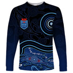 personalised-nsw-blues-rugby-indigenous-long-sleeve-shirt-lizard-aboriginal-dot-art