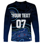 personalised-nsw-blues-rugby-indigenous-long-sleeve-shirt-lizard-aboriginal-dot-art