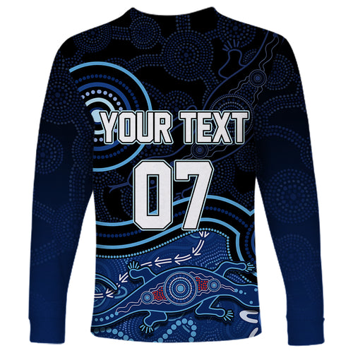 personalised-nsw-blues-rugby-indigenous-long-sleeve-shirt-lizard-aboriginal-dot-art