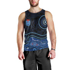 personalised-nsw-blues-rugby-indigenous-men-tank-top-lizard-aboriginal-dot-art