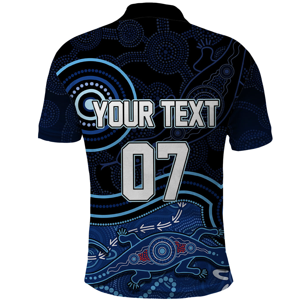 personalised-nsw-blues-rugby-indigenous-polo-shirt-lizard-aboriginal-dot-art