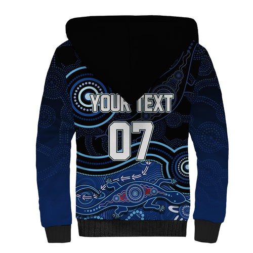 personalised-nsw-blues-rugby-indigenous-sherpa-hoodie-lizard-aboriginal-dot-art