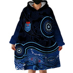 personalised-nsw-blues-rugby-indigenous-wearable-blanket-hoodie-lizard-aboriginal-dot-art
