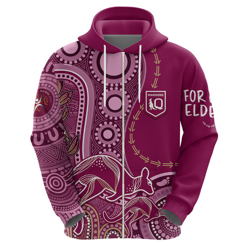 personalised-state-of-origin-naidoc-2023-hoodie-kangaroo-mix-vines-maroons-style