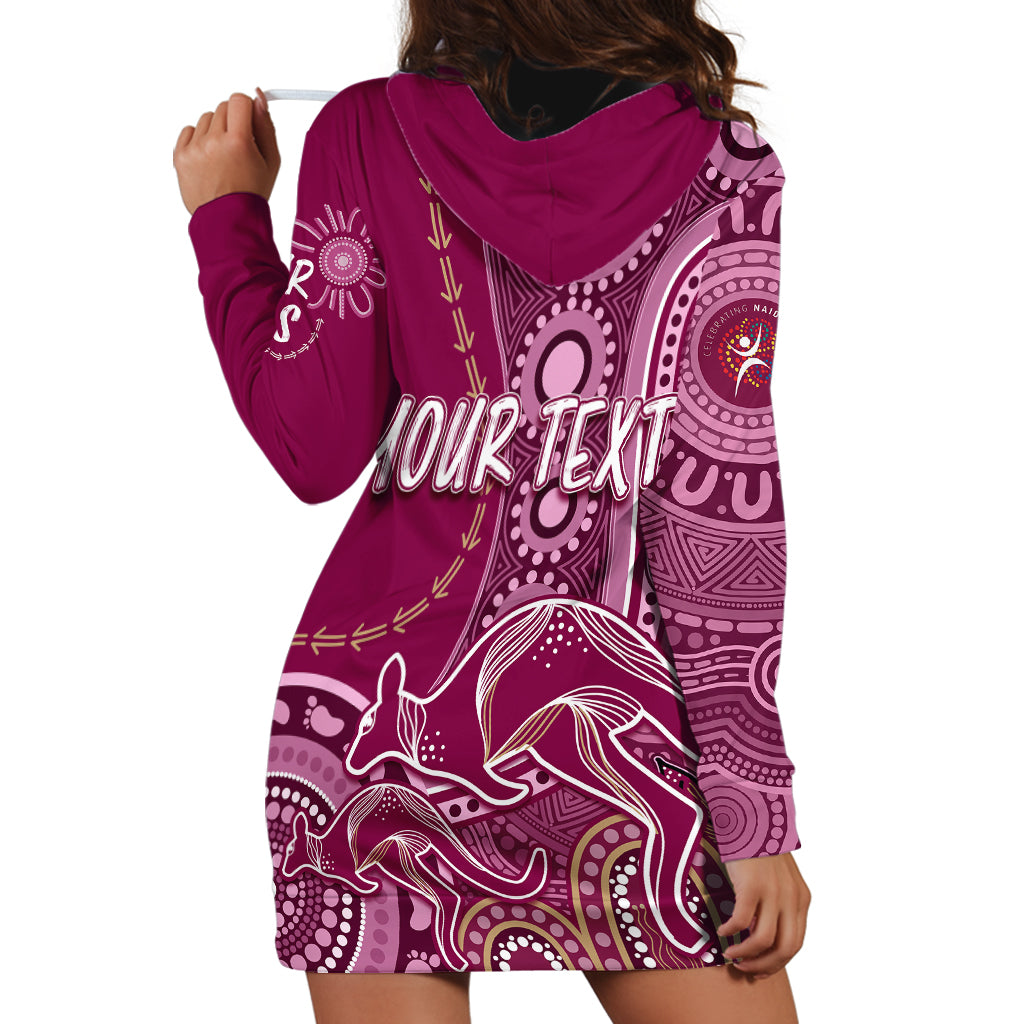 personalised-state-of-origin-naidoc-2023-hoodie-dress-kangaroo-mix-vines-maroons-style