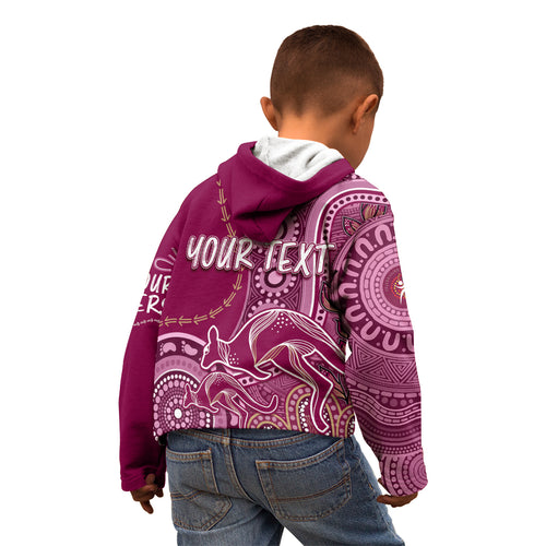 personalised-state-of-origin-naidoc-2023-kid-hoodie-kangaroo-mix-vines-maroons-style