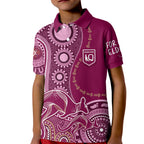 personalised-state-of-origin-naidoc-2023-kid-polo-shirt-kangaroo-mix-vines-maroons-style