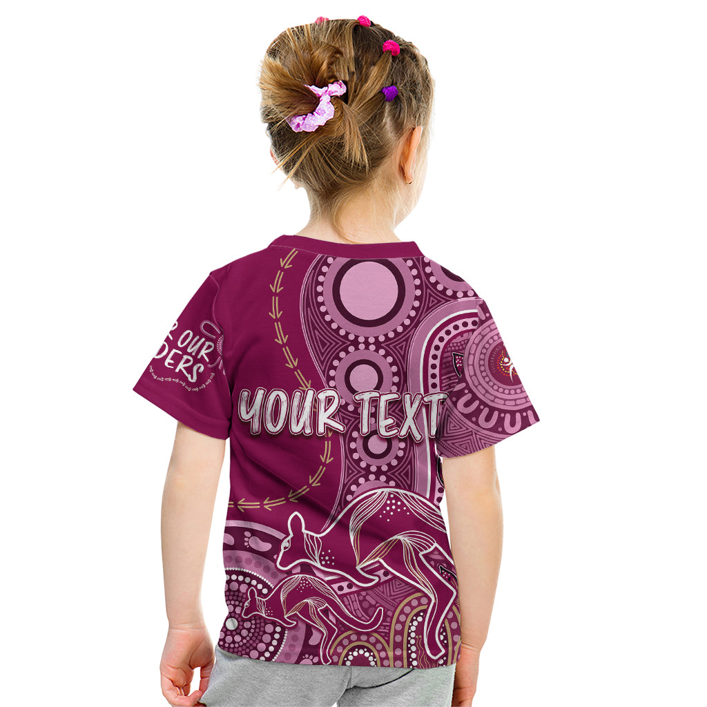 personalised-state-of-origin-naidoc-2023-kid-t-shirt-kangaroo-mix-vines-maroons-style