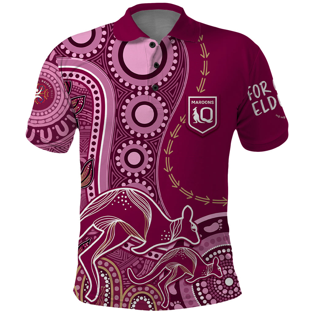 personalised-state-of-origin-naidoc-2023-polo-shirt-kangaroo-mix-vines-maroons-style