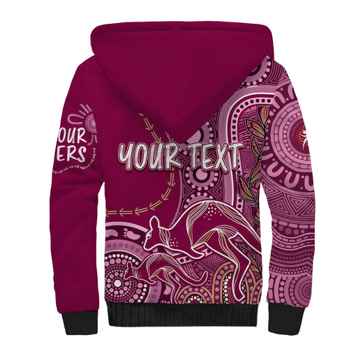 personalised-state-of-origin-naidoc-2023-sherpa-hoodie-kangaroo-mix-vines-maroons-style