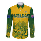 personalised-australia-soccer-indigenous-long-sleeve-button-shirt-women-world-cup-2023-matildas-gradient-ver