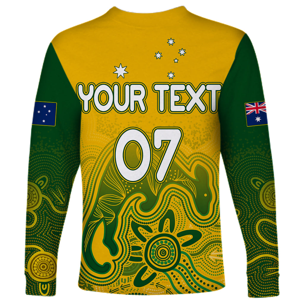 personalised-australia-soccer-indigenous-long-sleeve-shirt-women-world-cup-2023-matildas-gradient-ver