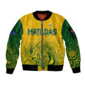 personalised-australia-soccer-indigenous-sleeve-zip-bomber-jacket-women-world-cup-2023-matildas-gradient-ver
