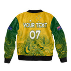 personalised-australia-soccer-indigenous-sleeve-zip-bomber-jacket-women-world-cup-2023-matildas-gradient-ver
