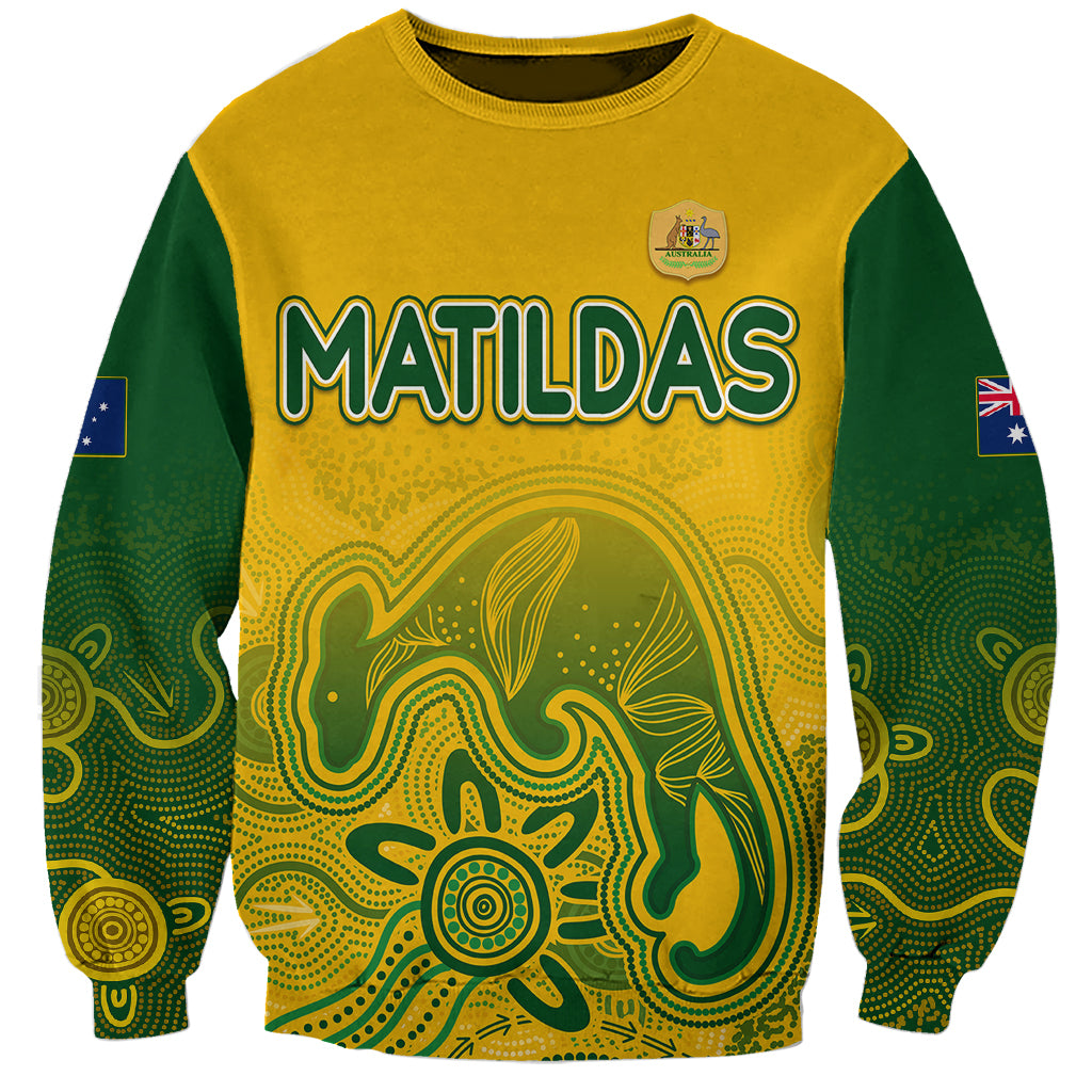personalised-australia-soccer-indigenous-sweatshirt-women-world-cup-2023-matildas-gradient-ver