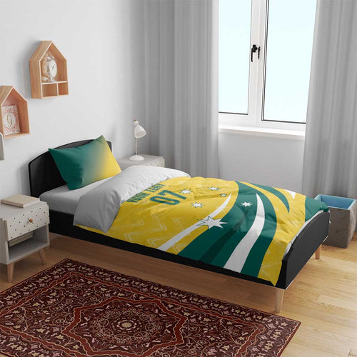 Australia 2024 Olympics Custom Bedding Set Rise of the Roos
