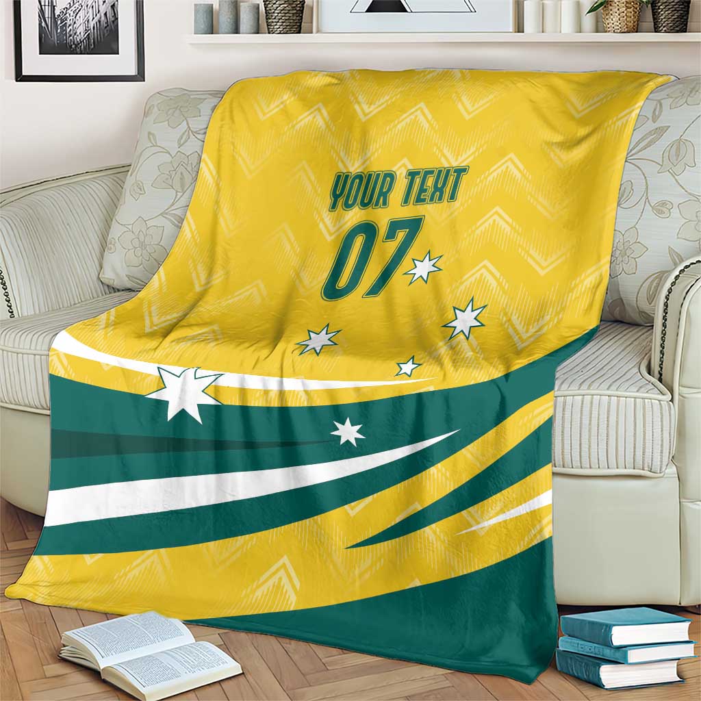 Australia 2024 Olympics Custom Blanket Rise of the Roos