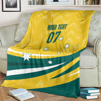 Australia 2024 Olympics Custom Blanket Rise of the Roos