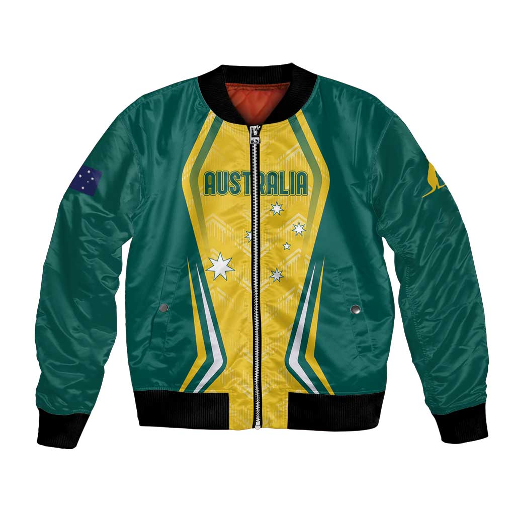 Australia 2024 Olympics Custom Bomber Jacket Rise of the Roos