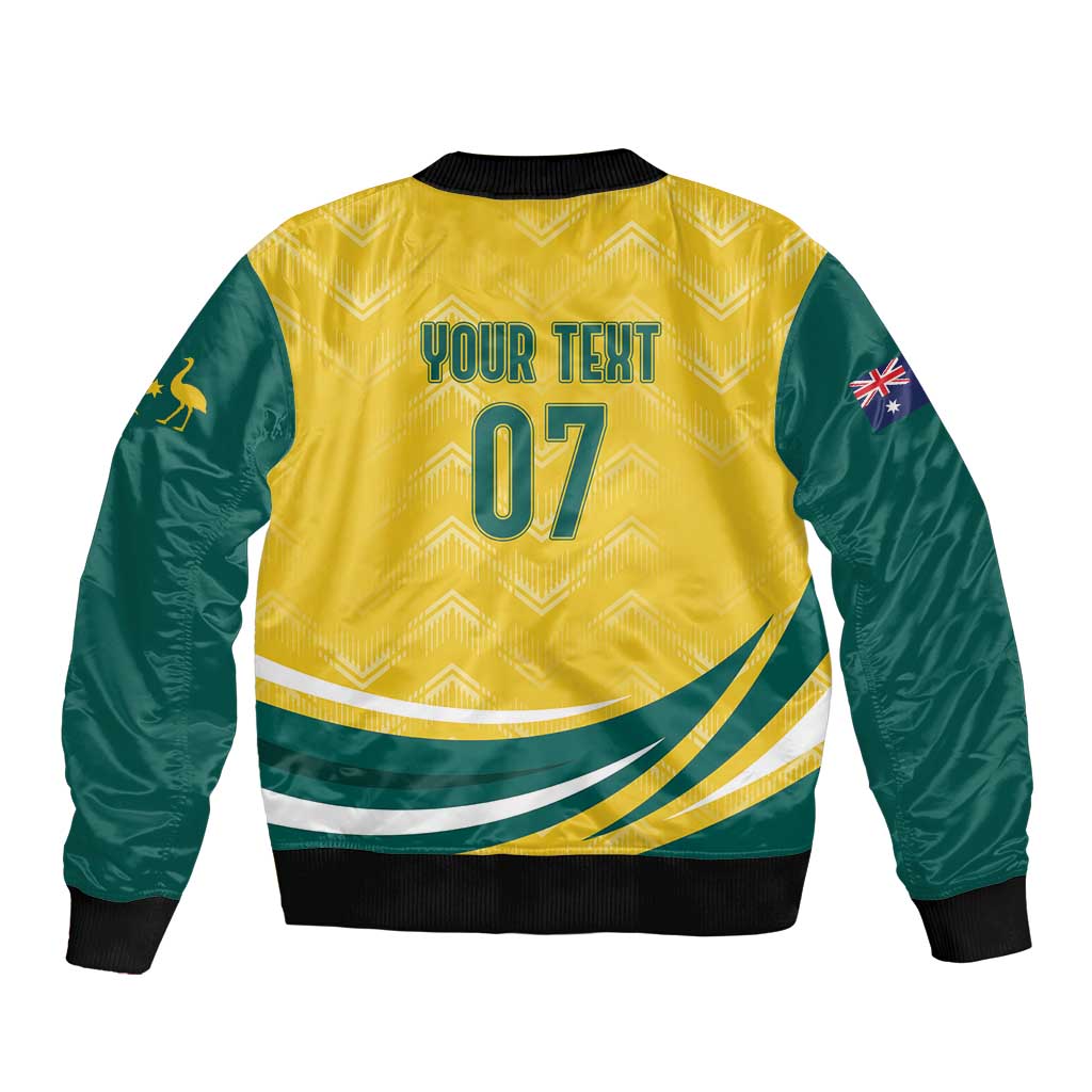 Australia 2024 Olympics Custom Bomber Jacket Rise of the Roos