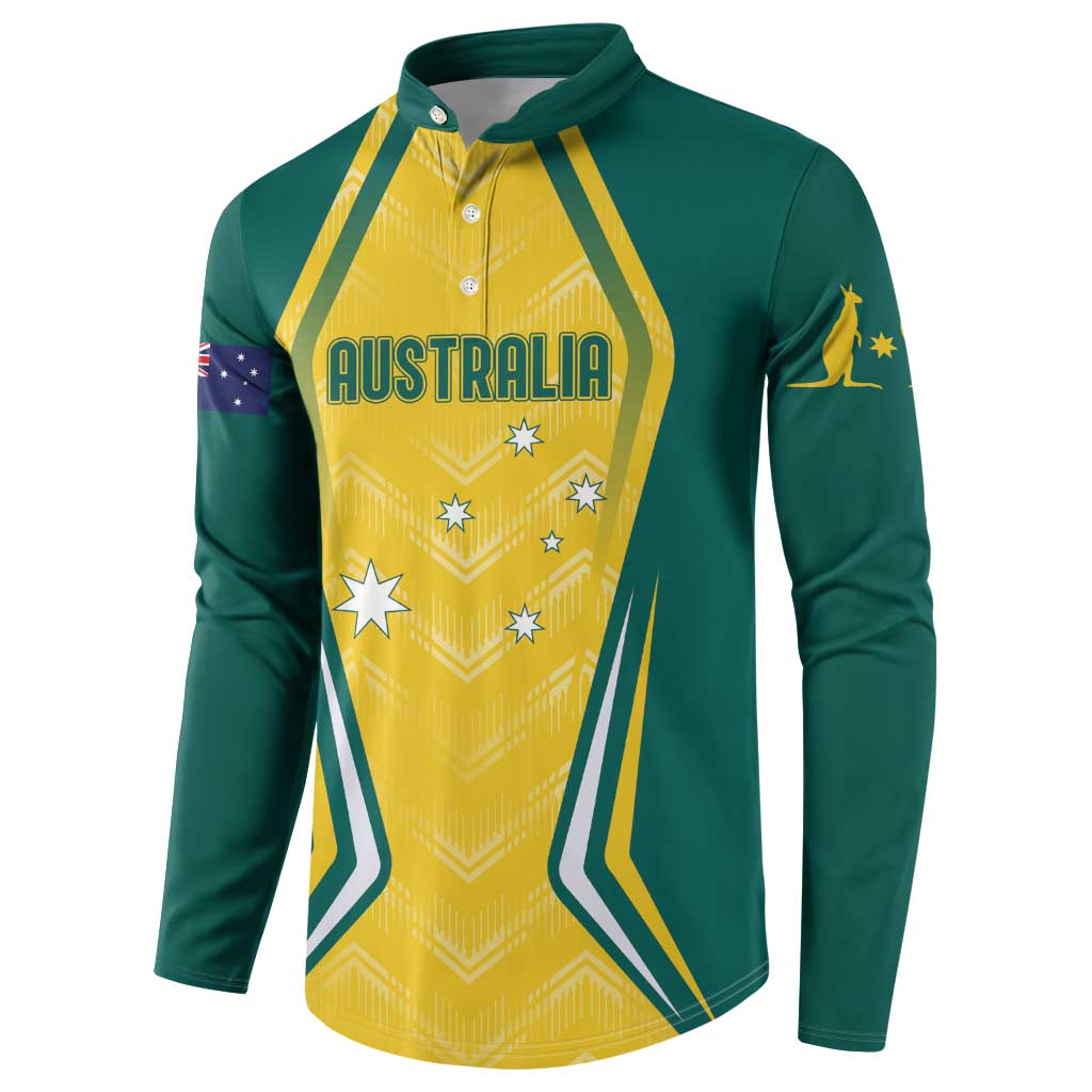 Australia 2024 Olympics Custom Button Sweatshirt Rise of the Roos