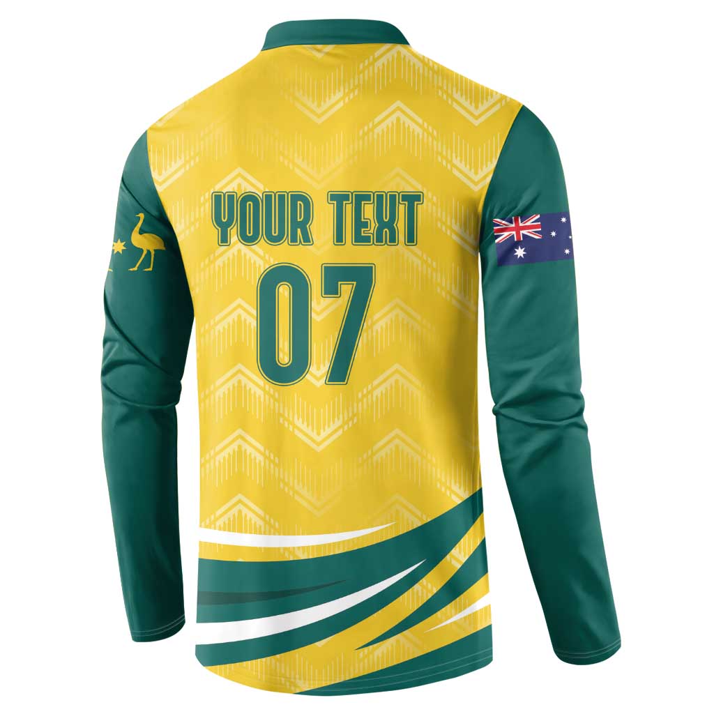 Australia 2024 Olympics Custom Button Sweatshirt Rise of the Roos