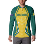 Australia 2024 Olympics Custom Button Sweatshirt Rise of the Roos