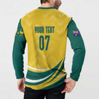 Australia 2024 Olympics Custom Button Sweatshirt Rise of the Roos