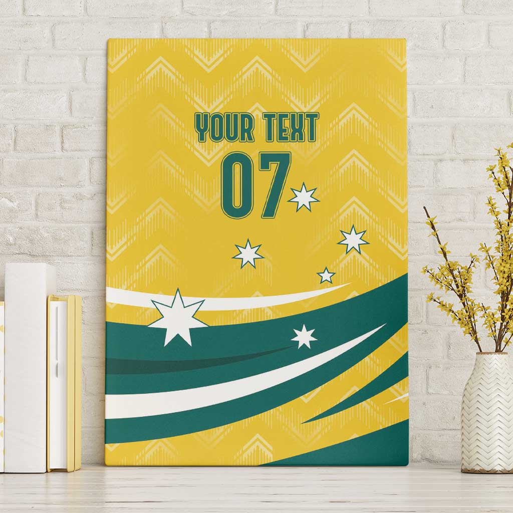 Australia 2024 Olympics Custom Canvas Wall Art Rise of the Roos