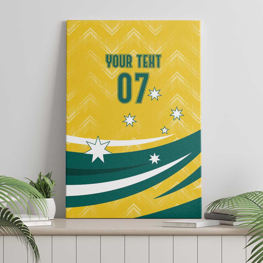 Australia 2024 Olympics Custom Canvas Wall Art Rise of the Roos
