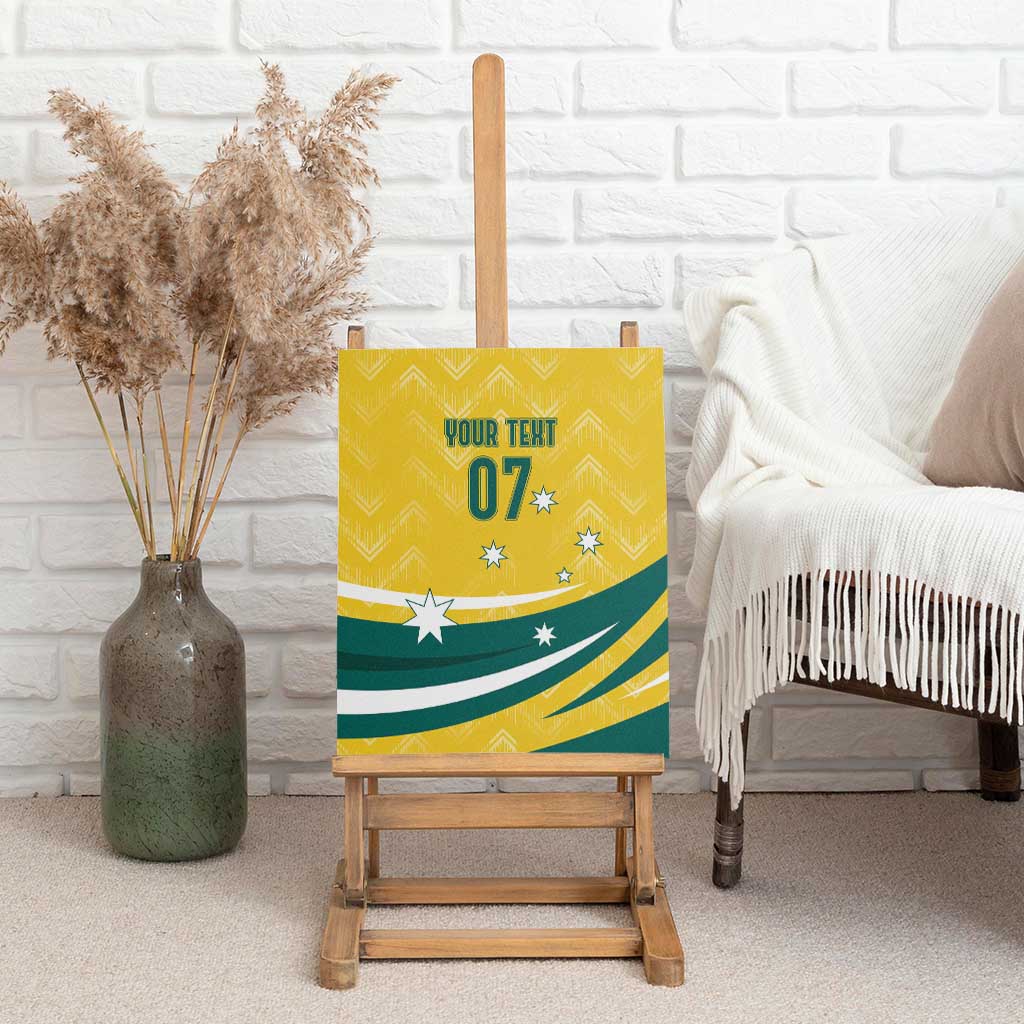 Australia 2024 Olympics Custom Canvas Wall Art Rise of the Roos