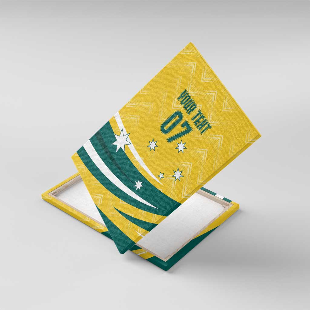 Australia 2024 Olympics Custom Canvas Wall Art Rise of the Roos