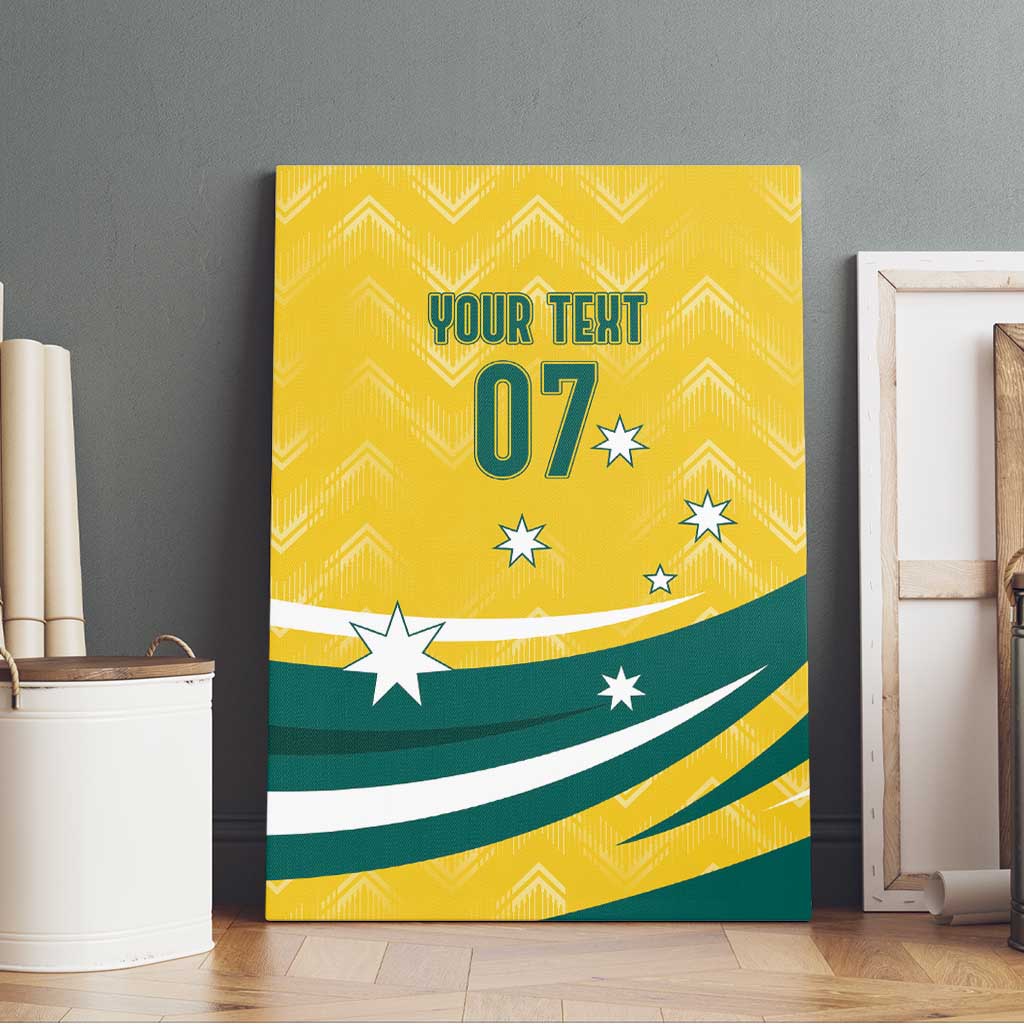 Australia 2024 Olympics Custom Canvas Wall Art Rise of the Roos