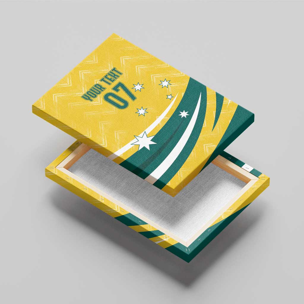 Australia 2024 Olympics Custom Canvas Wall Art Rise of the Roos