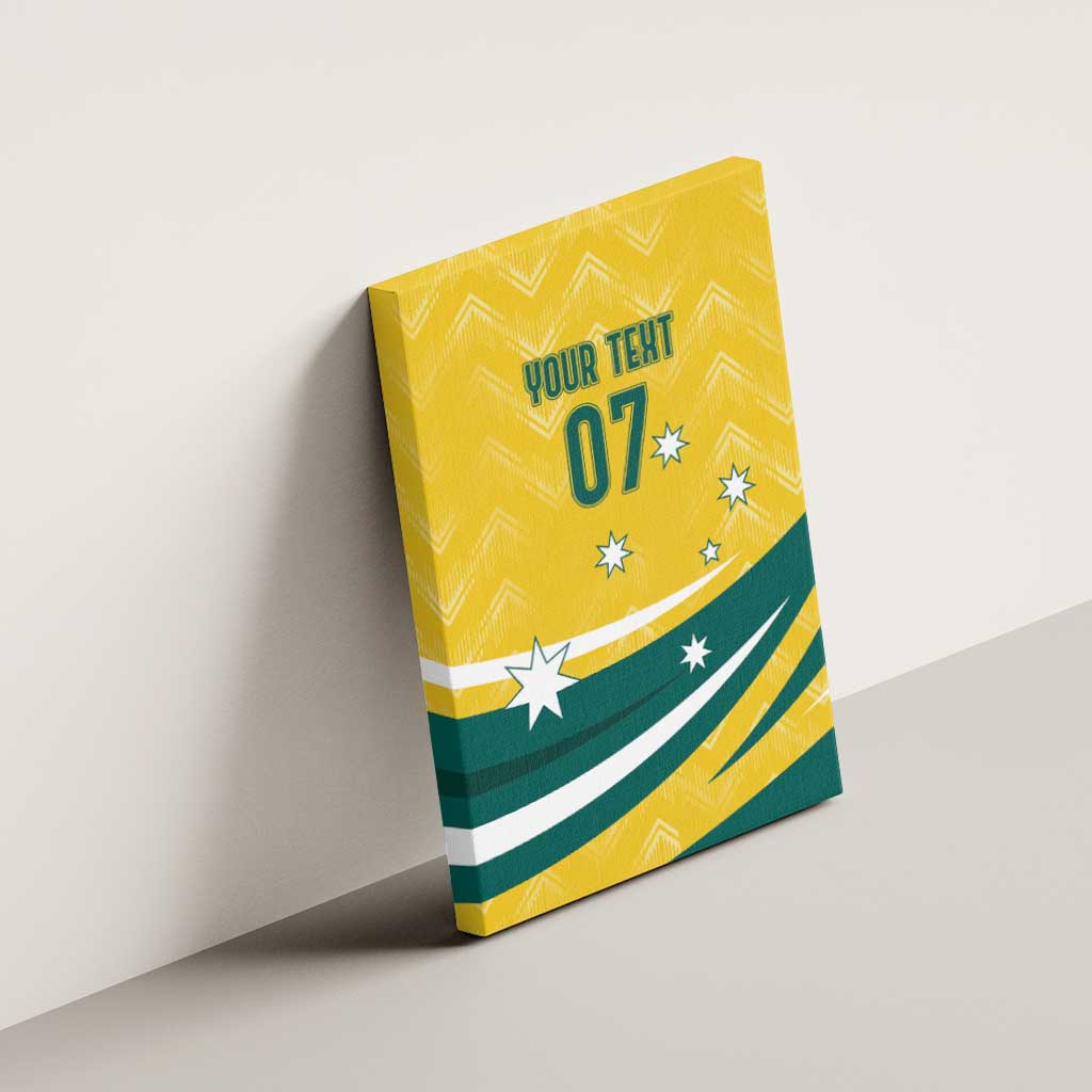 Australia 2024 Olympics Custom Canvas Wall Art Rise of the Roos