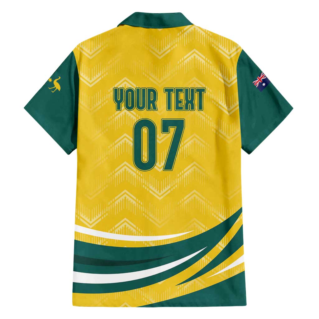 Australia 2024 Olympics Custom Family Matching Long Sleeve Bodycon Dress and Hawaiian Shirt Rise of the Roos