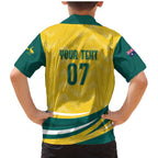 Australia 2024 Olympics Custom Family Matching Mermaid Dress and Hawaiian Shirt Rise of the Roos