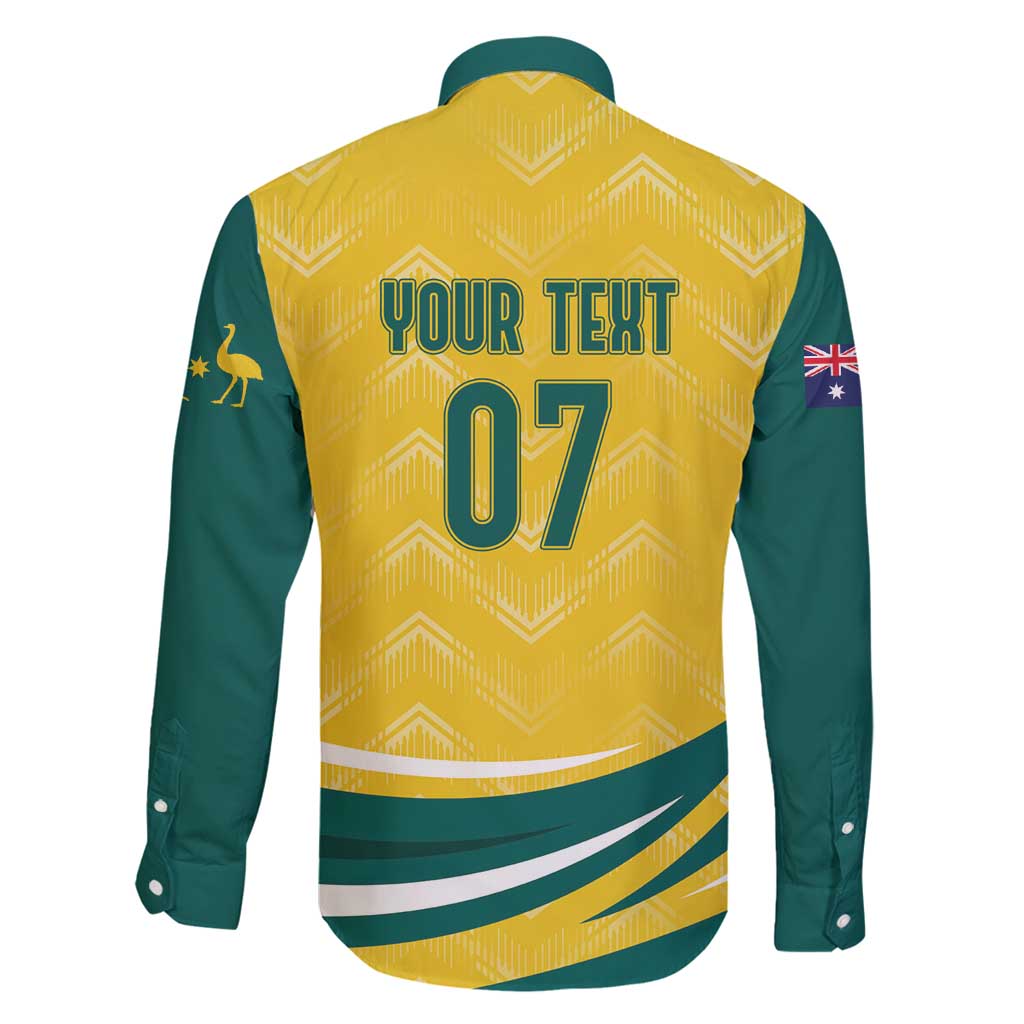 Australia 2024 Olympics Custom Family Matching Off Shoulder Maxi Dress and Hawaiian Shirt Rise of the Roos