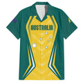 Australia 2024 Olympics Custom Family Matching Puletasi and Hawaiian Shirt Rise of the Roos