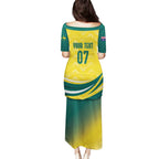 Australia 2024 Olympics Custom Family Matching Puletasi and Hawaiian Shirt Rise of the Roos