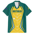 Australia 2024 Olympics Custom Family Matching Tank Maxi Dress and Hawaiian Shirt Rise of the Roos
