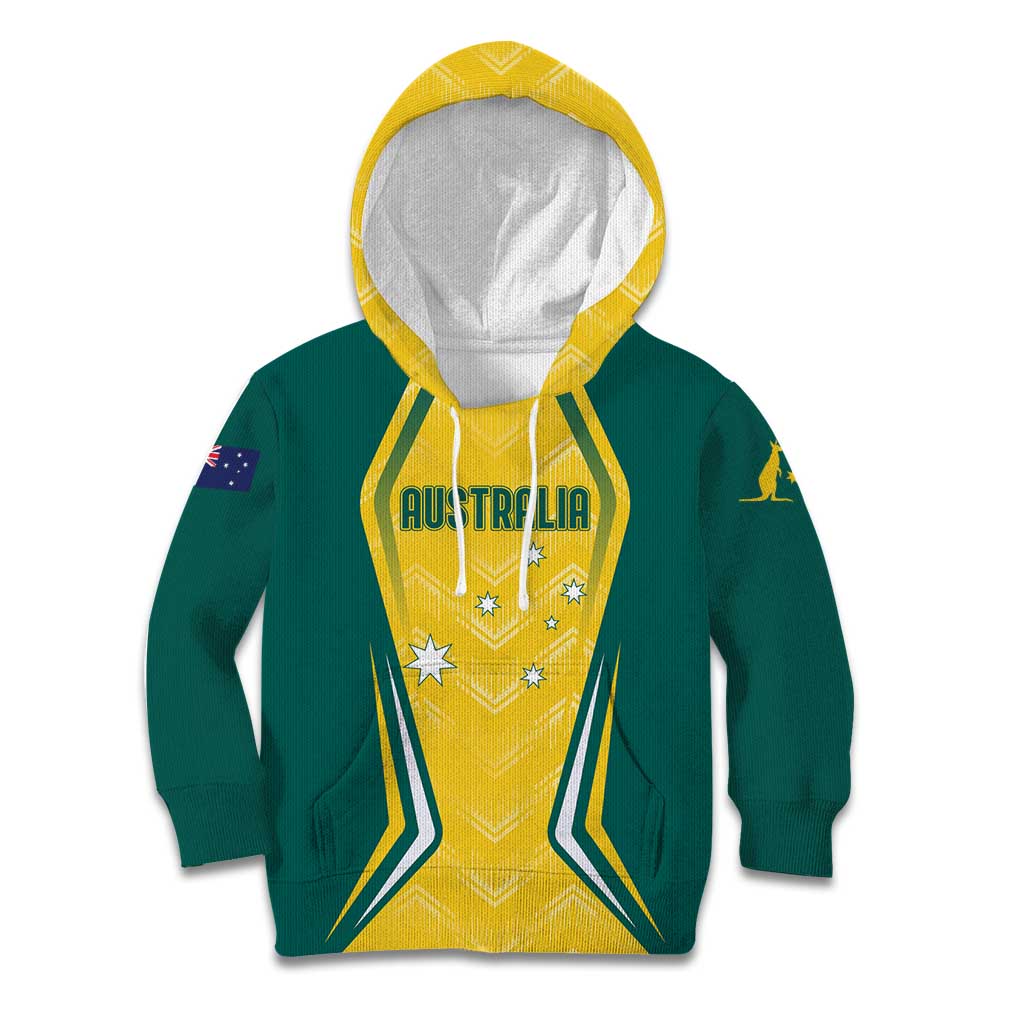 Australia 2024 Olympics Custom Kid Hoodie Rise of the Roos