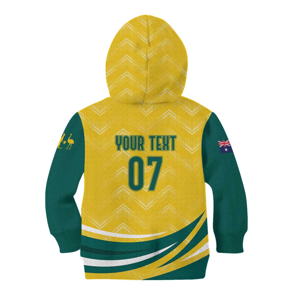 Australia 2024 Olympics Custom Kid Hoodie Rise of the Roos