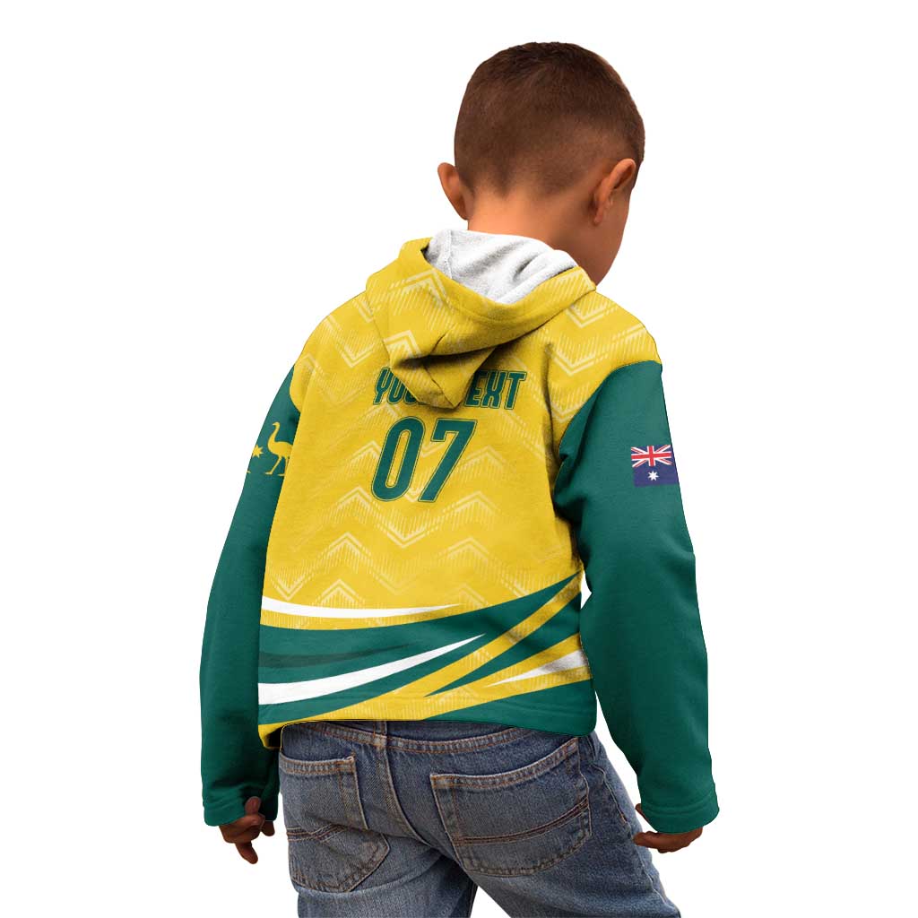 Australia 2024 Olympics Custom Kid Hoodie Rise of the Roos