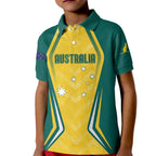 Australia 2024 Olympics Custom Kid Polo Shirt Rise of the Roos