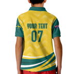Australia 2024 Olympics Custom Kid Polo Shirt Rise of the Roos