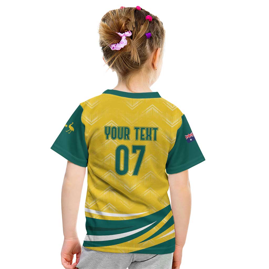 Australia 2024 Olympics Custom Kid T Shirt Rise of the Roos