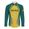 Australia 2024 Olympics Custom Long Sleeve Button Shirt Rise of the Roos