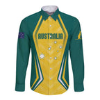 Australia 2024 Olympics Custom Long Sleeve Button Shirt Rise of the Roos