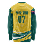 Australia 2024 Olympics Custom Long Sleeve Shirt Rise of the Roos